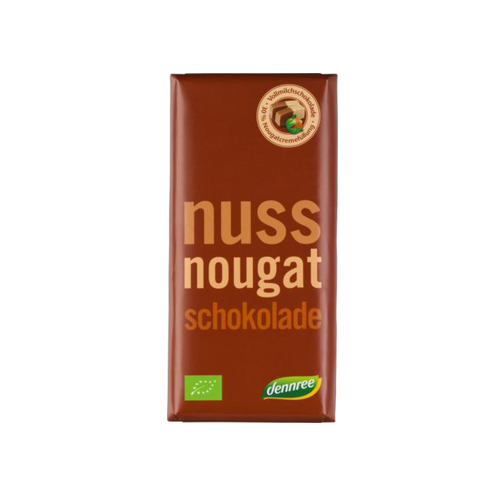 dennree ナッツヌガーチョコレート100g dennree Nuss-Nougat-Schokolade | チョコレート | エコベネ