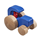 ニック 木製トラクター ブルー (1歳から)