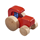 ニック 木製トラクター レッド (1歳から)